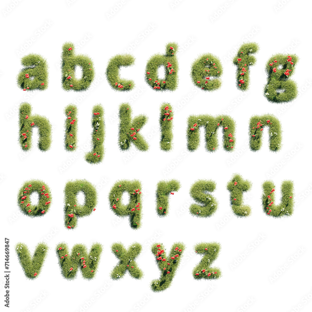 green grass alphabet, green grass alphabet letters, letter isolate green grass alphabet, green grass alphabet letters, letter isolate
