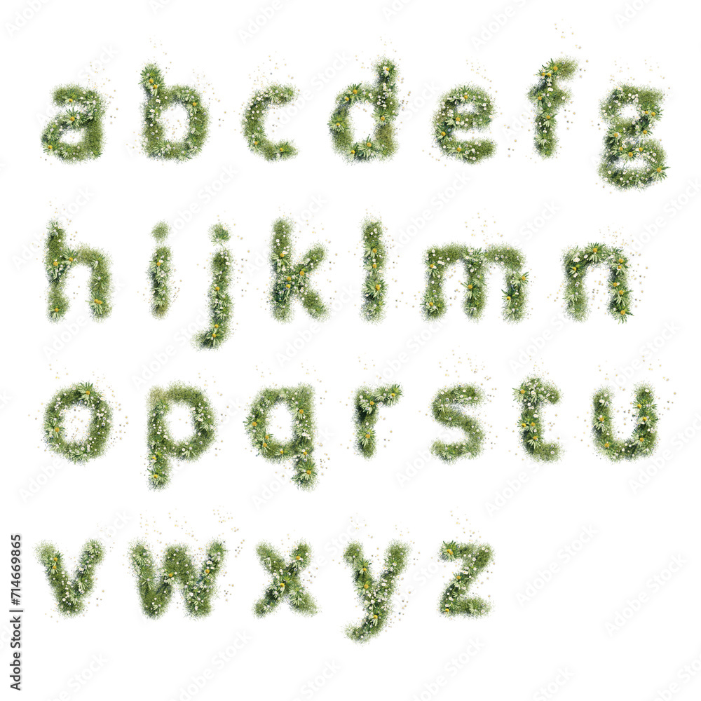 green grass alphabet, green grass alphabet letters, letter isolate green grass alphabet, green grass alphabet letters, letter isolate