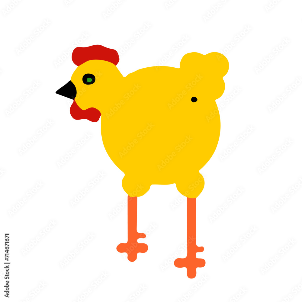 distant view, chicken, hen, backyard chicken distant view, chicken, hen, backyard chicken