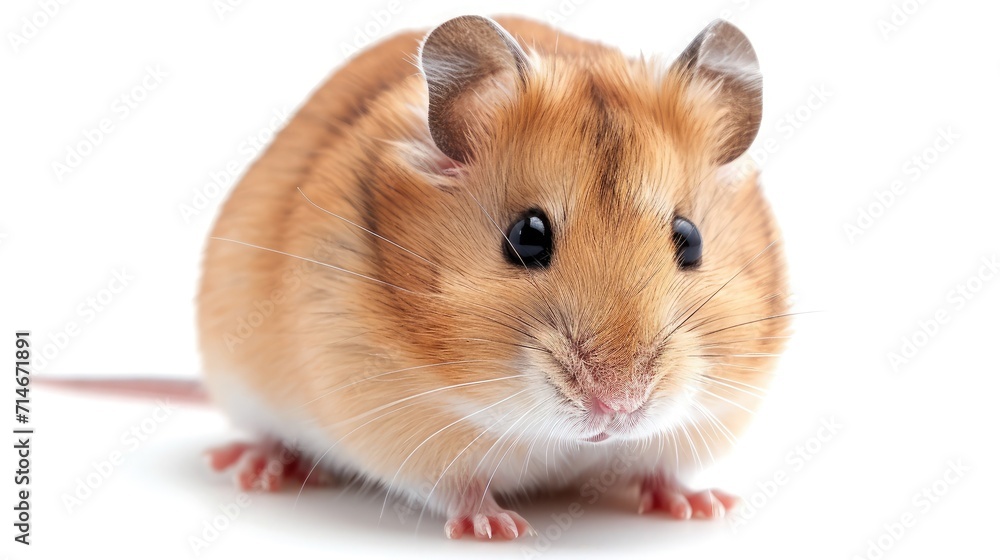hamster on isolated white background. hamster on isolated white background.