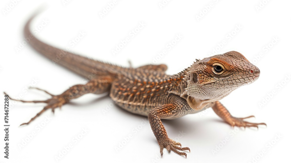 lizard on isolated white background. lizard on isolated white background.