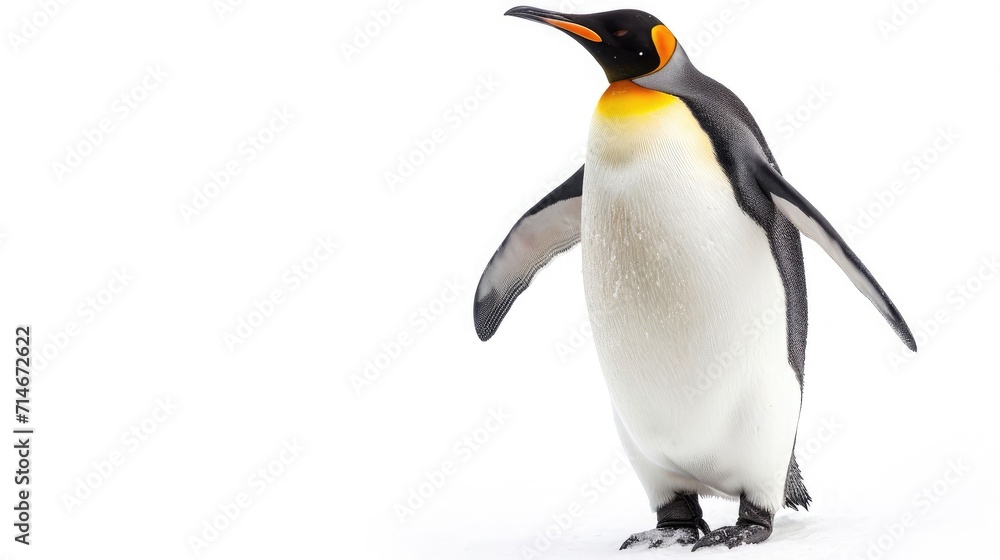 penguin on isolated white background. penguin on isolated white background.