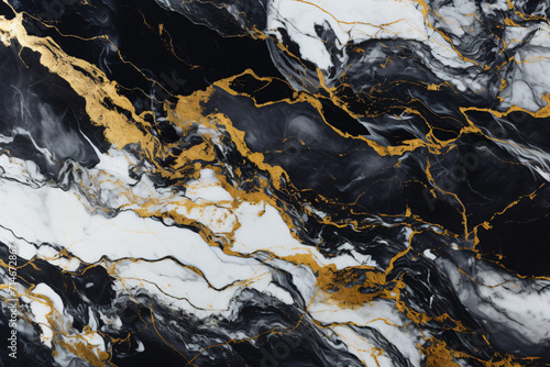 Marmor Struktur Hintergrund in weiß, gold und schwarz