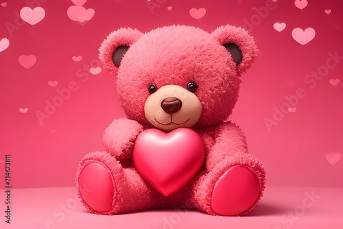 teddy bear and heart