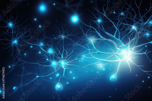 Synaptic connections, neural circuits: information processing interconnected neurons communication pathways. Dynamic network architecture, plasticity, functional connectivity mesmerizing brain realm © Leo