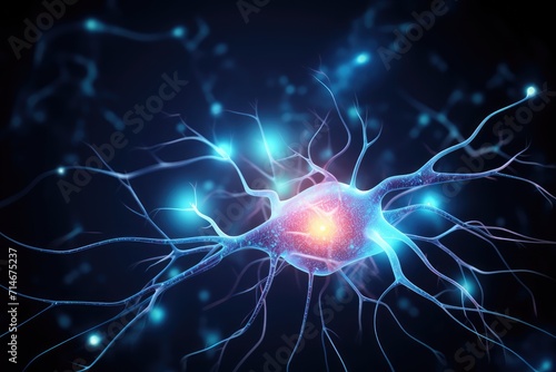 Colorful Nebula Neural Brain Cell Energy Connections  Brain Dots Pattern Neuronal Network  Vibrant fractal light Microscopic Mycelium Membran  Colored DNA neuron motley radiant medical human Mind axon