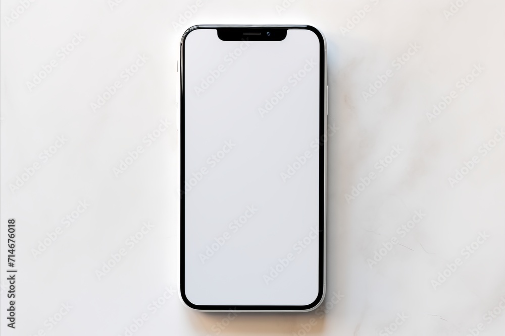 Smartphone , white screen template Smartphone , white screen template