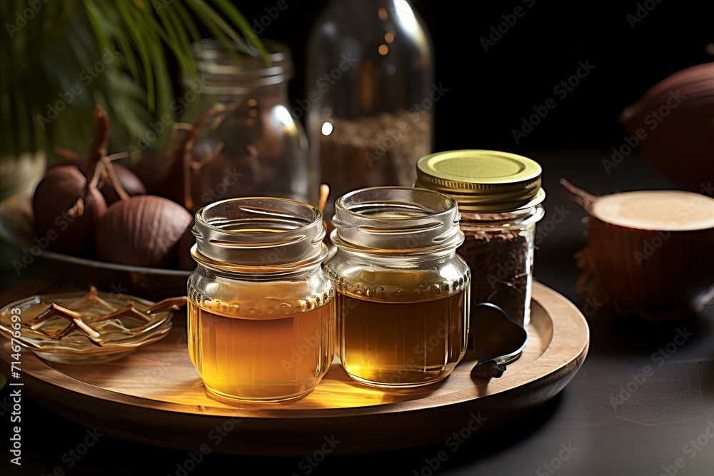 Malaysian palm oil tree industry economy creative banner with copyspace for website header Malaysian palm oil tree industry economy creative banner with copyspace for website header