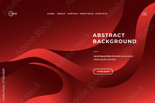 Sophisticated Red 3D Web Abstract Background, Elevate Your Online Presence with a Minimalist and Cutting Edge Design