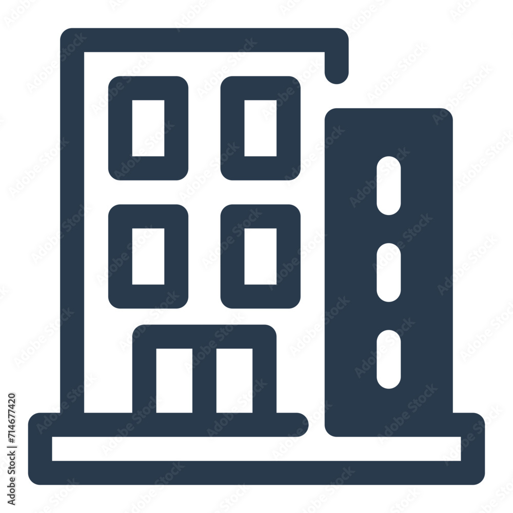 Modern Building Vector Icon Illustration Modern Building Vector Icon Illustration
