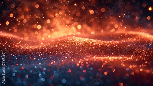 Abstract glitter lights background. de-focused : Generative AI