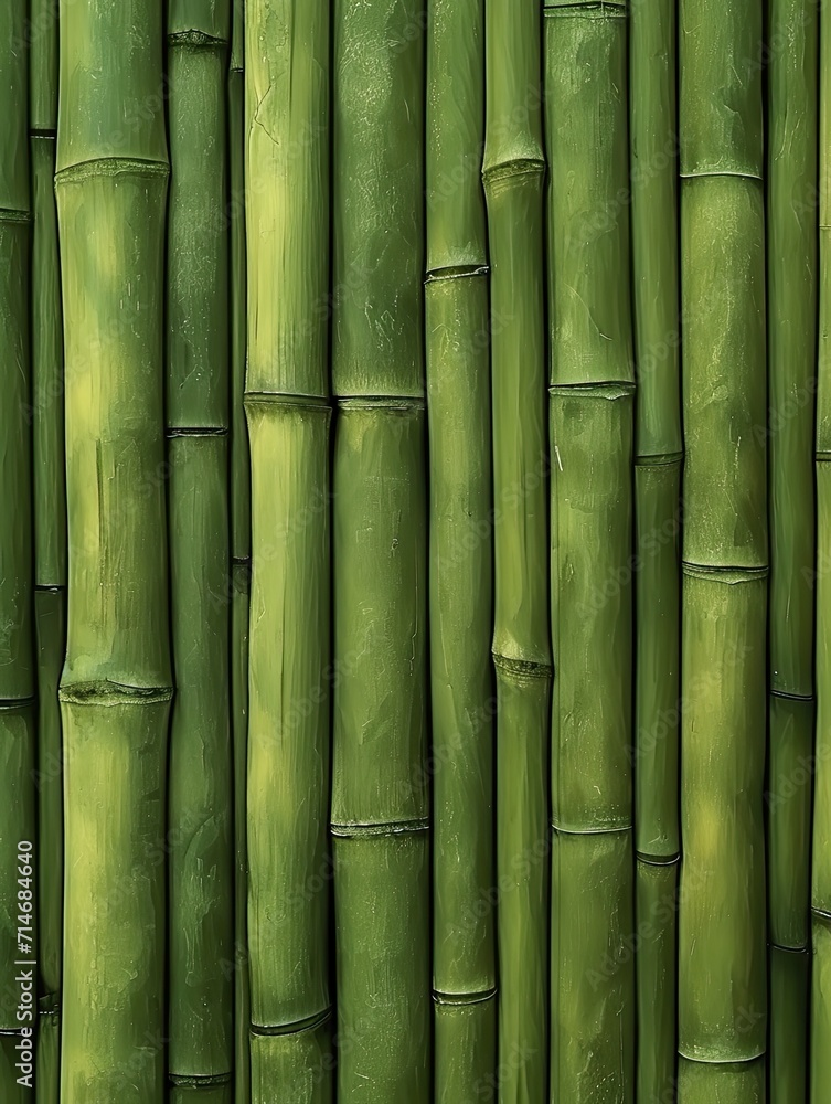 Obraz premium Green bamboo background texture