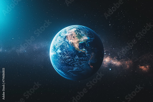 The planet earth view from space © MASmaker