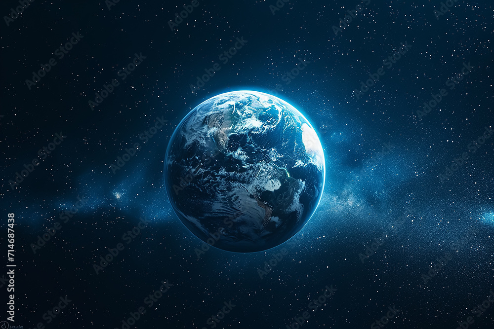 The planet earth view from space The planet earth view from space