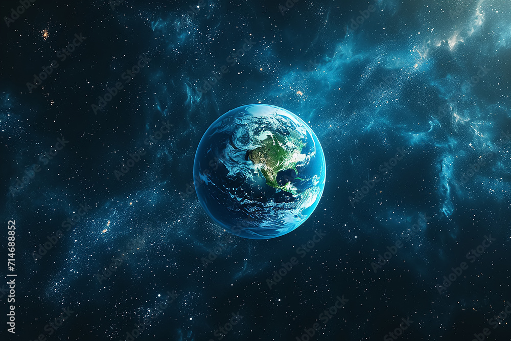 Obraz premium The planet earth view from space 