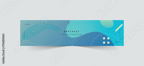 LinkedIn banner template, elegant linkedin abstract background