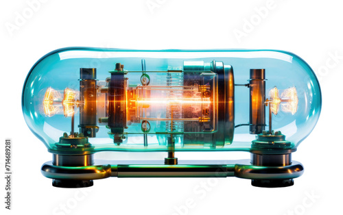 Cathode Ray Tube (CRT), a Timeless Technology for Visual Excellence on a White or Clear Surface PNG Transparent Background. photo