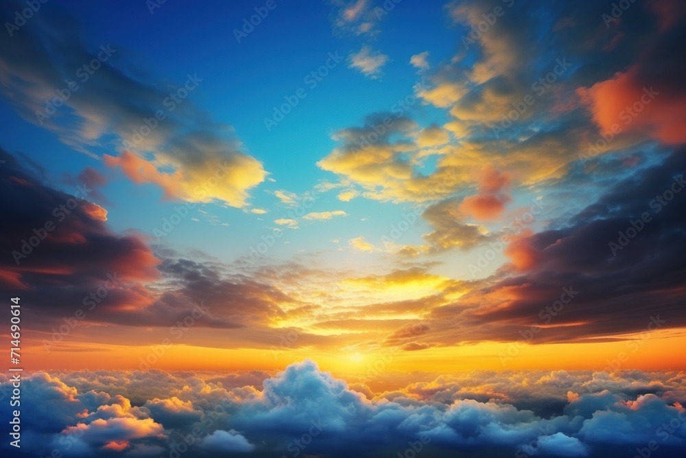Obraz premium Sky with clouds
