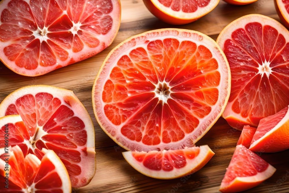 grapefruit on a table