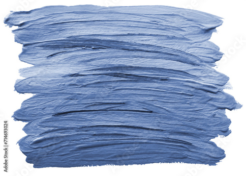 Fotografia Hand painting acrylic, oil, gouache blue background