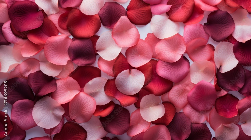 Beautiful rose petals on a white background. Beautiful rose petals on a white background.