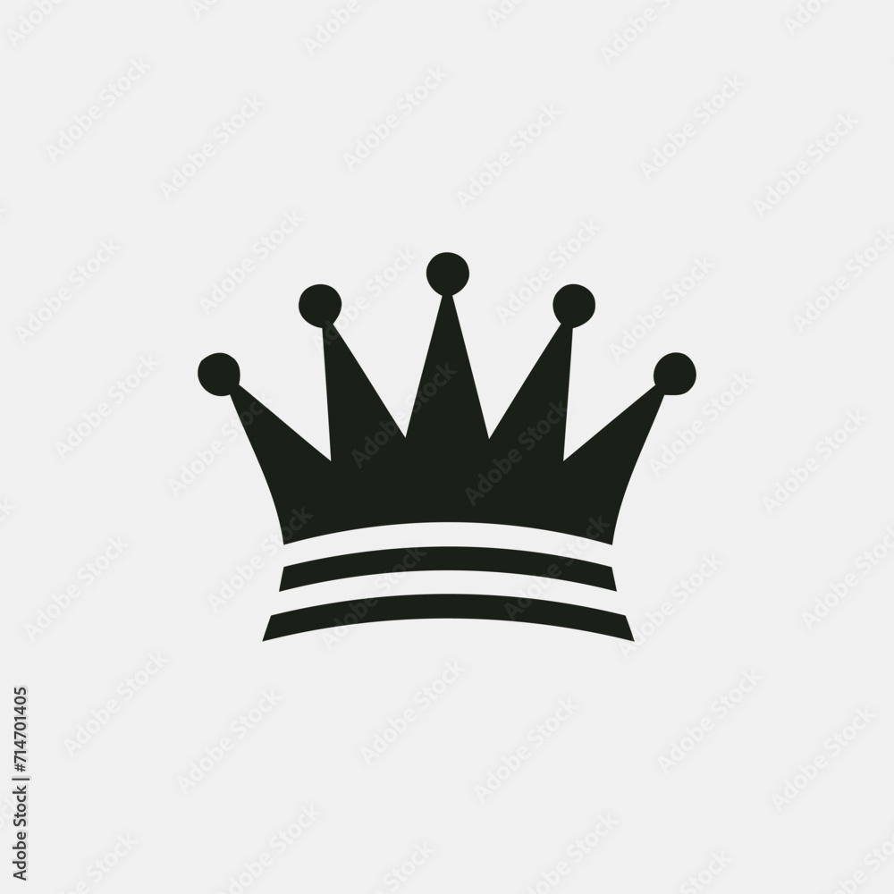Crown logo design vector illustration Crown logo design vector illustration