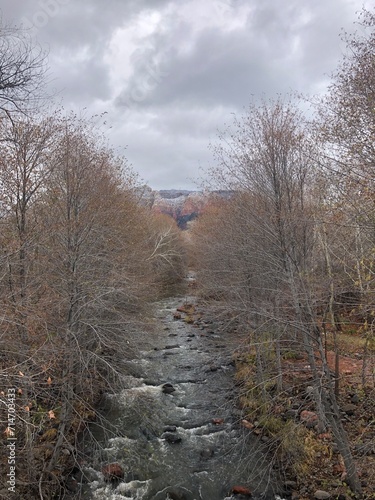 River to the mountains 