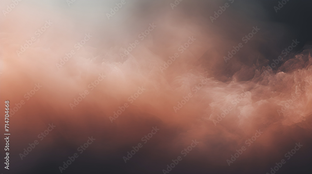 Abstract background fog smoke trendy color 2024 peach fuzz