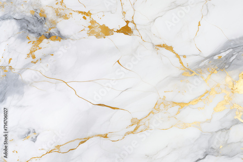 Marmor Struktur Hintergrund in weiß und gold photo