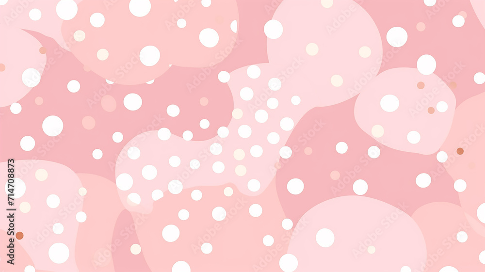 powder pink seamless pattern dotted