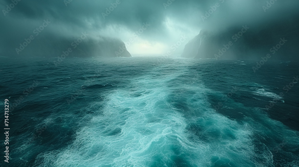 Fototapeta premium beautiful breathtaking landscape photography with serene nature view for 16:9 widescreen wallpapers