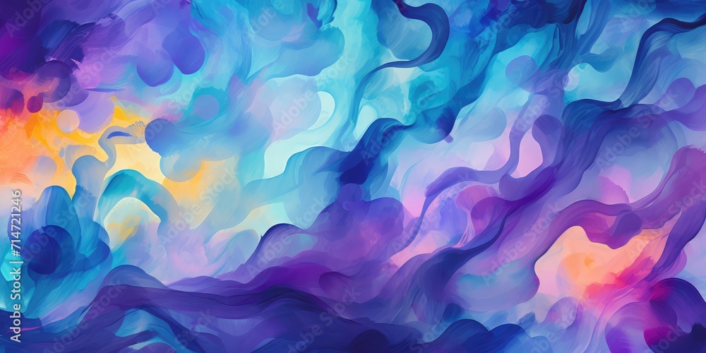 Abstract watercolor background. Colorful gradient. Abstract background March 3: I Want You to Be Happy Day
