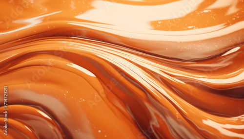 Abstract Liquid Wallpaper: Smooth Flowing Waves of Colorful Luxury