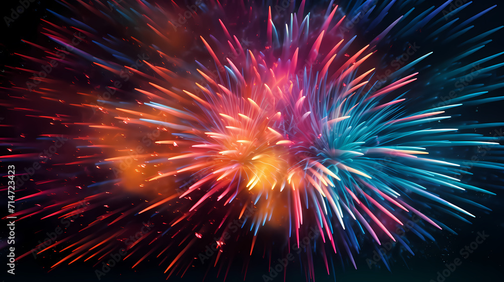Fireworks background for celebration, holiday celebration concept Fireworks background for celebration, holiday celebration concept