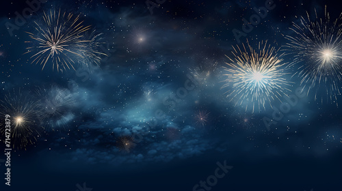 Fireworks background for celebration, holiday celebration concept