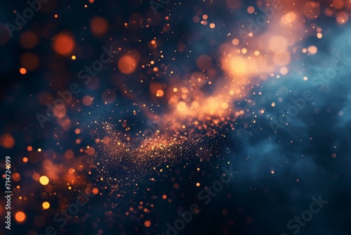 Background image with blurred flames fluttering