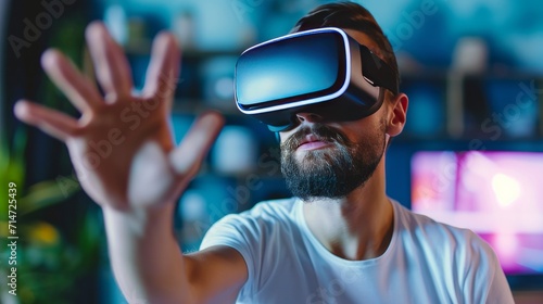 Man using VR    