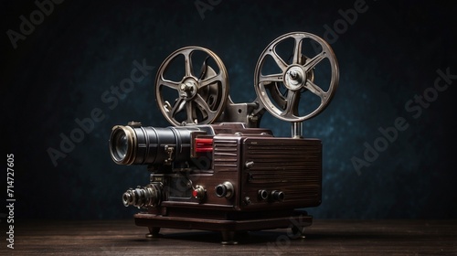 old movie projector photo