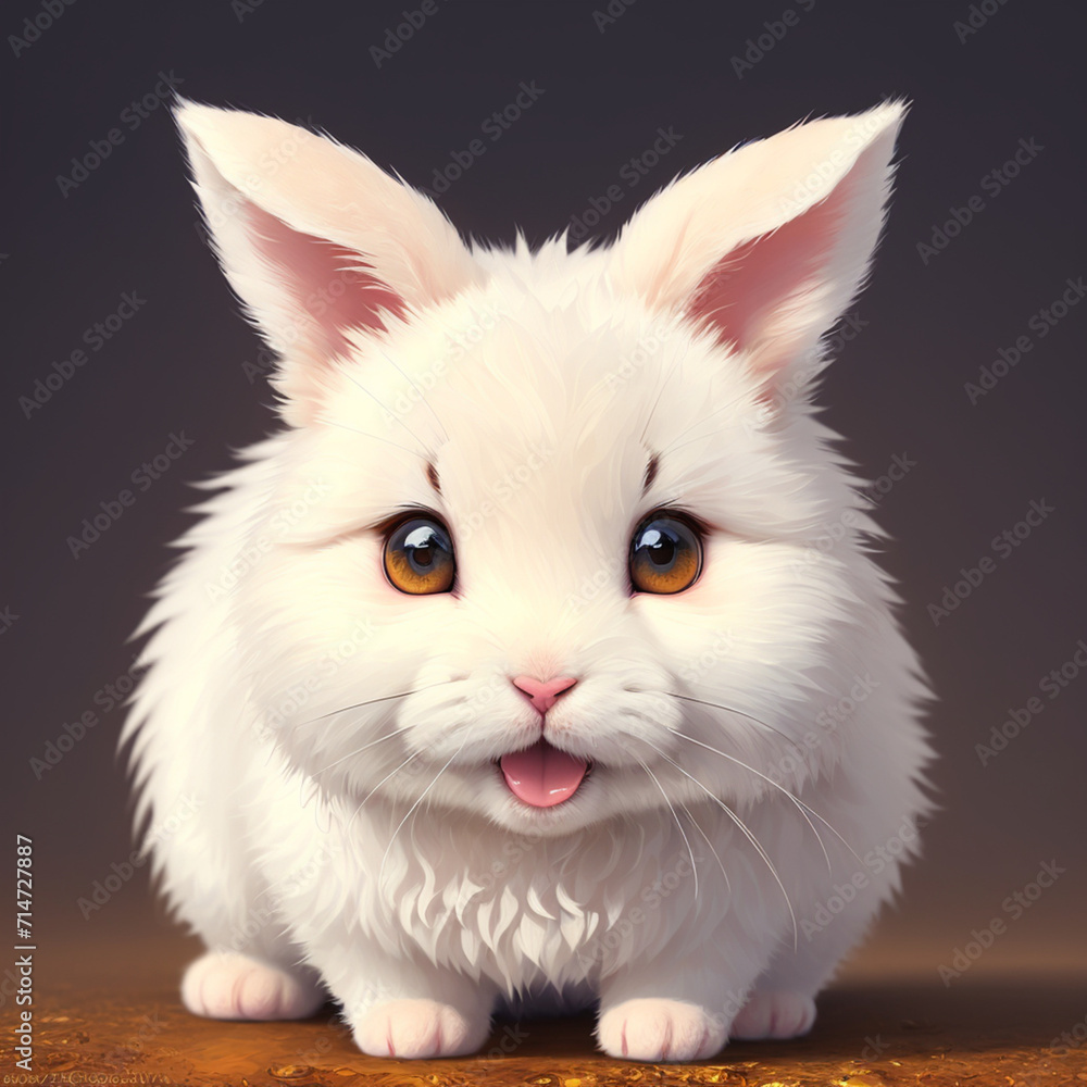 Fototapeta premium A beautiful rabbit.