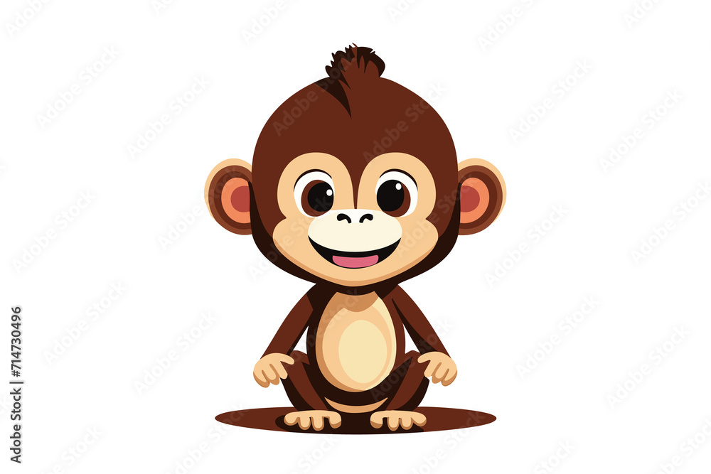 Obraz premium 子猿のイラスト(png)