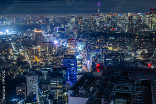 渋谷skyから観た夜景