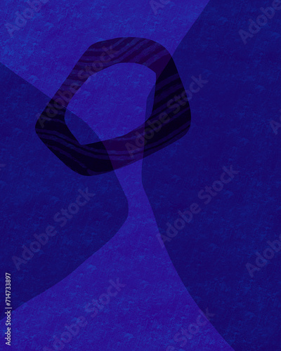 Blue abstract artwork background photo