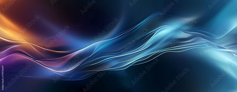 Obraz premium Energy Flow Background 