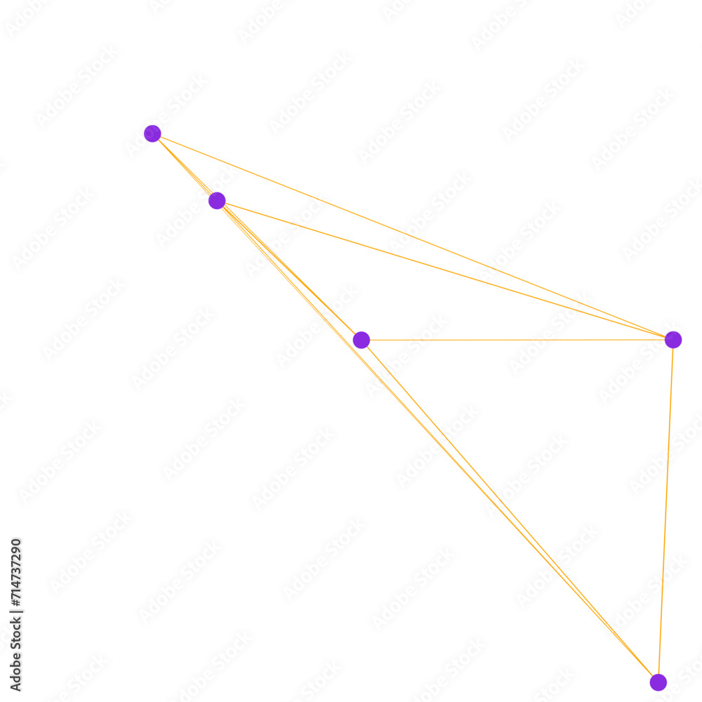 An abstract cut out transparent node network futuristic design element An abstract cut out transparent node network futuristic design element
