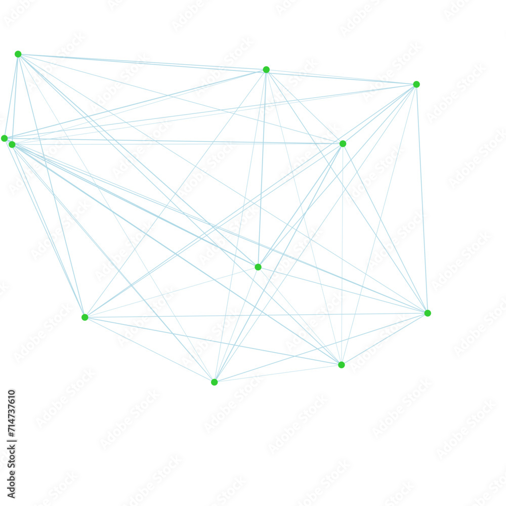 An abstract cut out transparent node network futuristic design element An abstract cut out transparent node network futuristic design element