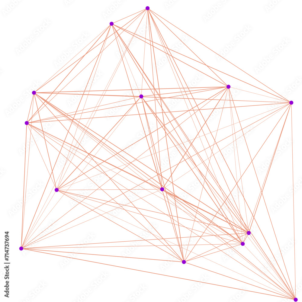 An abstract cut out transparent node network futuristic design element An abstract cut out transparent node network futuristic design element