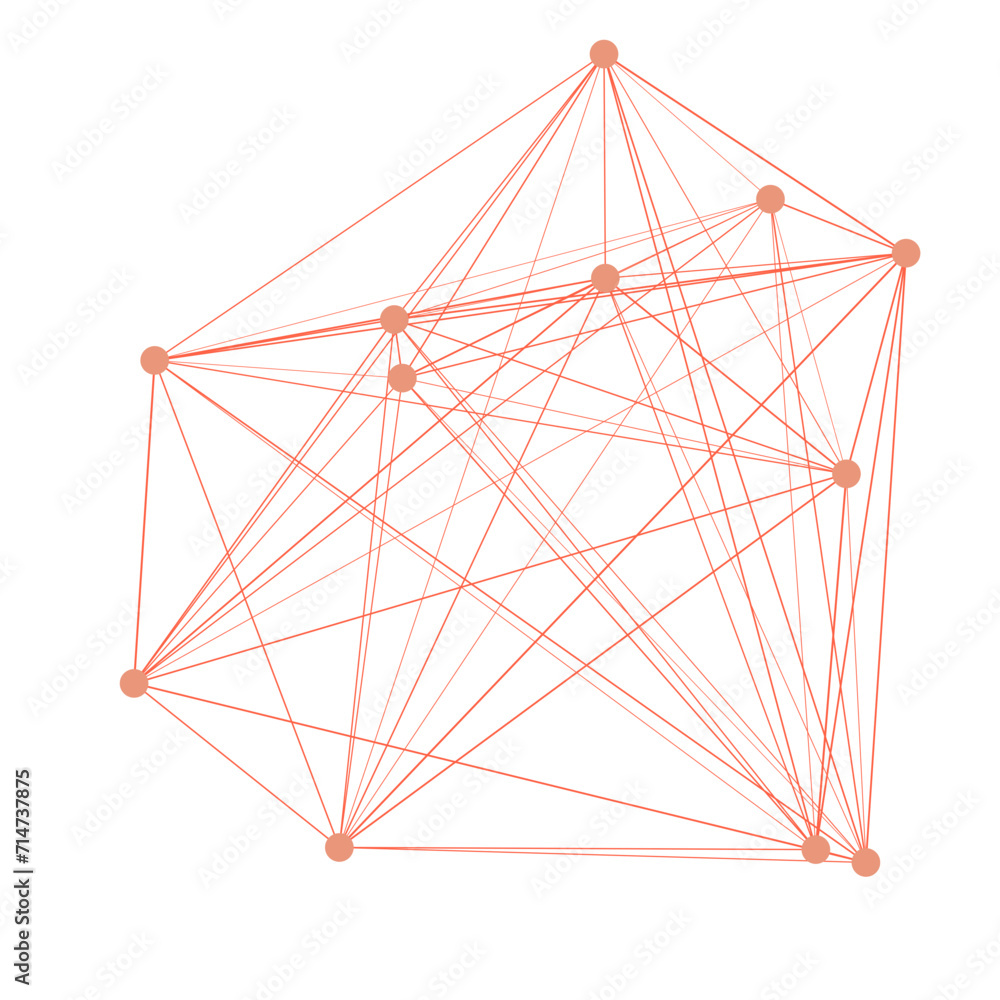 An abstract cut out transparent node network futuristic design element An abstract cut out transparent node network futuristic design element