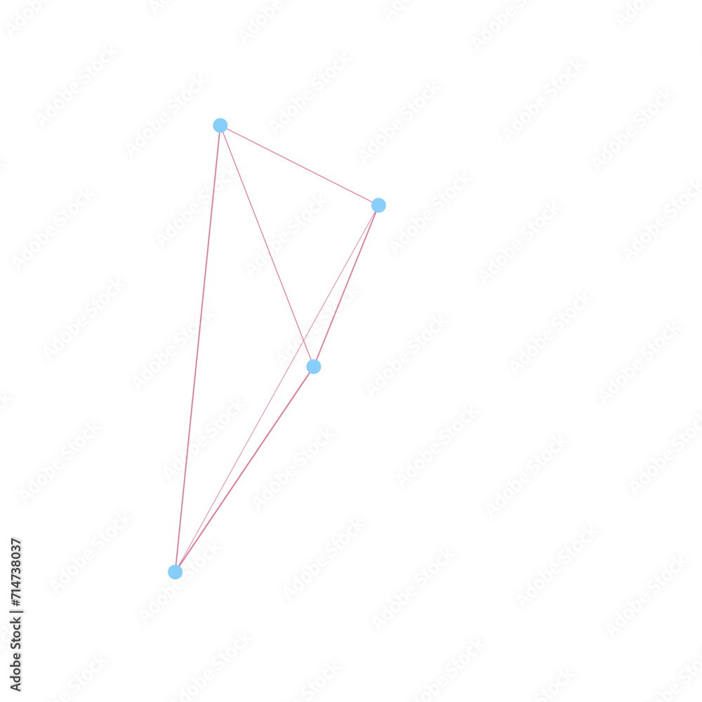 An abstract cut out transparent node network futuristic design element An abstract cut out transparent node network futuristic design element