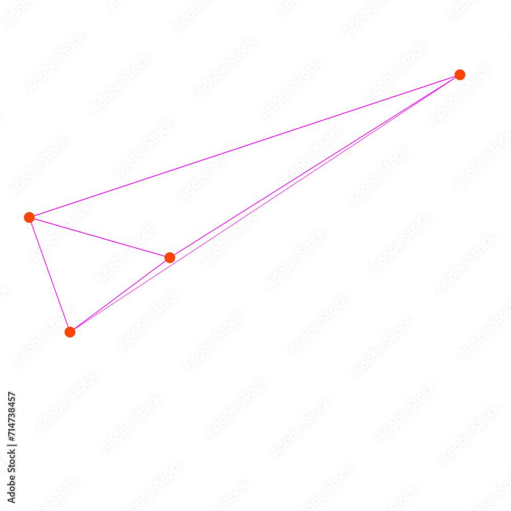An abstract cut out transparent node network futuristic design element An abstract cut out transparent node network futuristic design element