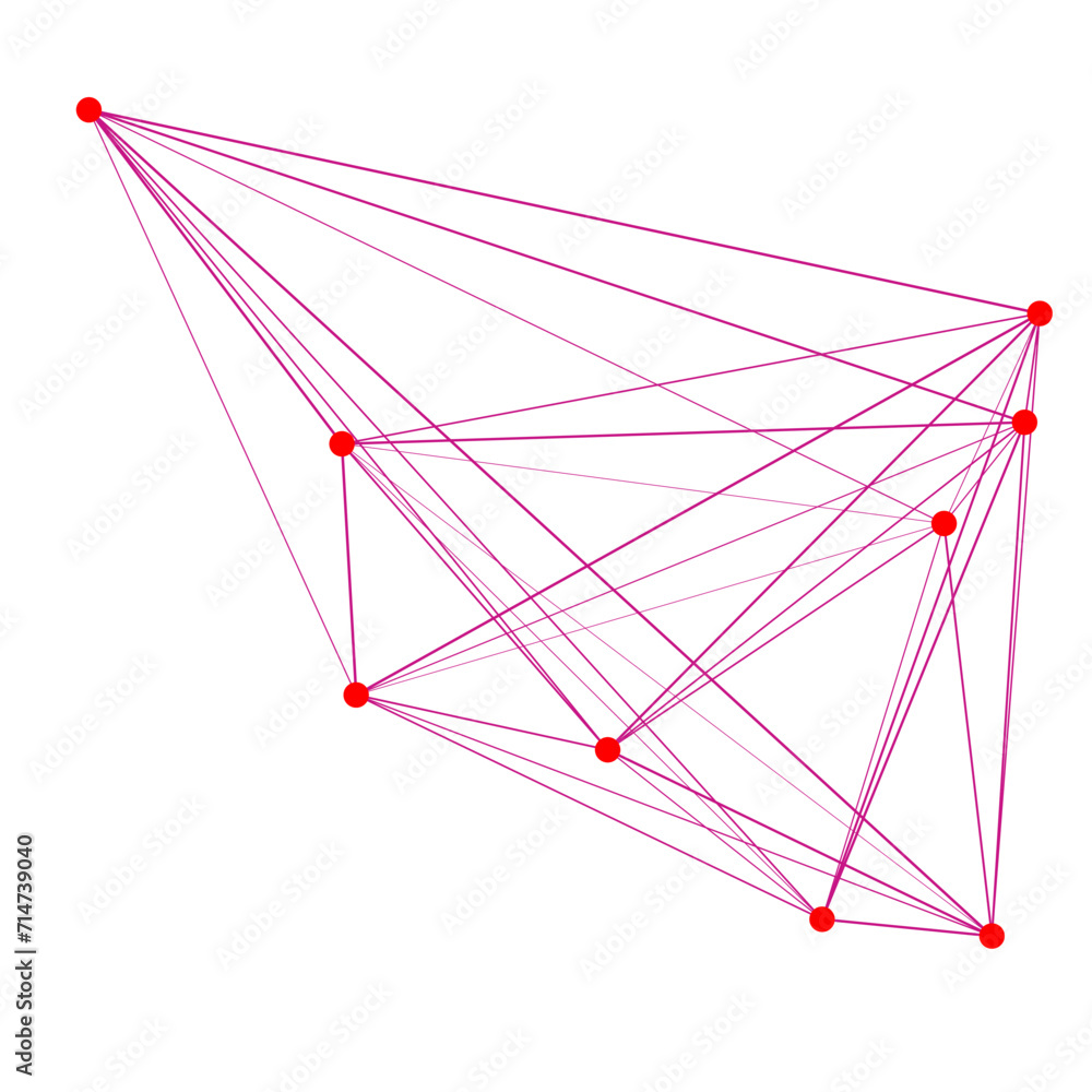 An abstract cut out transparent node network futuristic design element An abstract cut out transparent node network futuristic design element